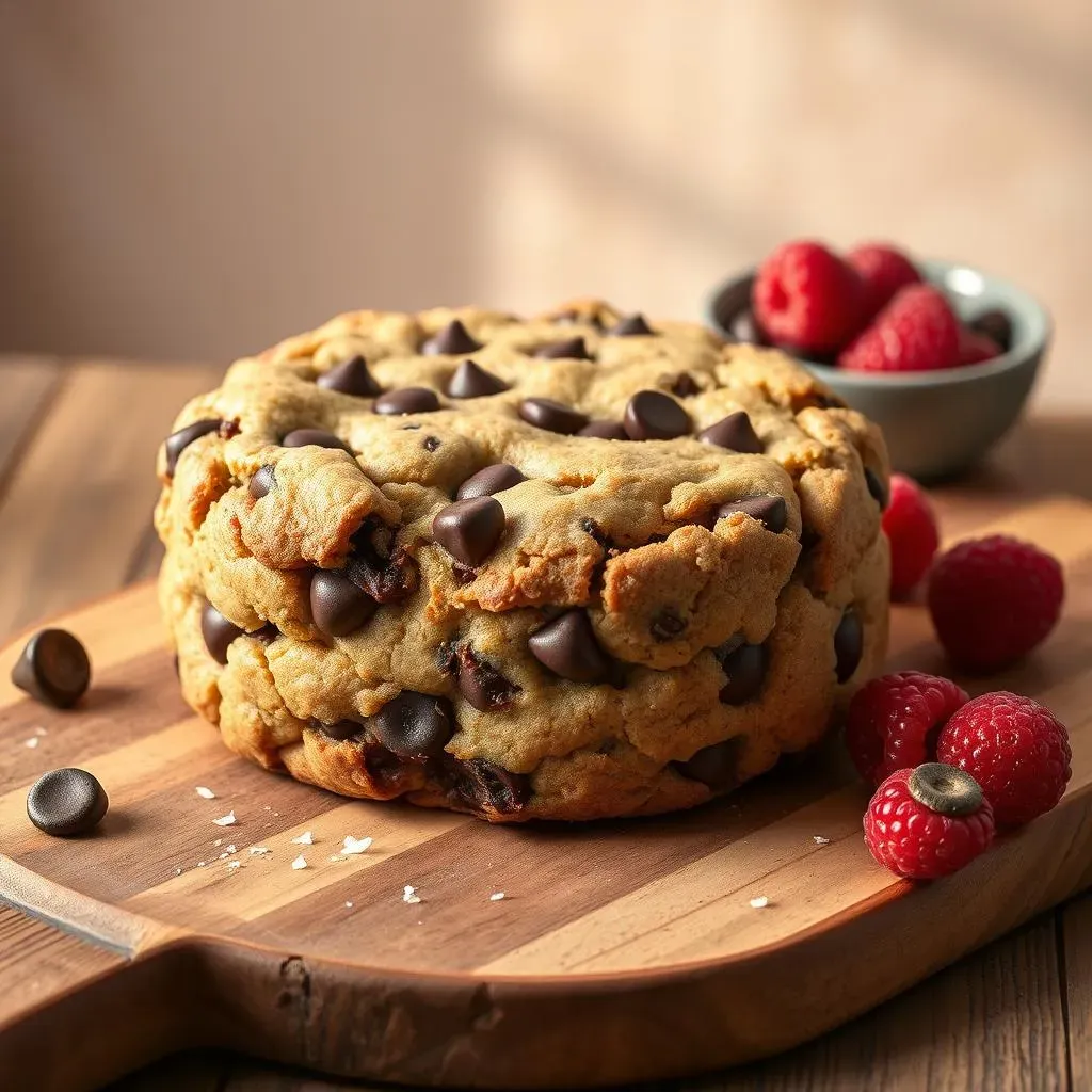 Ultimate Vegan Chocolate Chip Cookie Cake Recipe